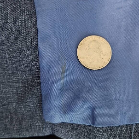 Reed Hill Vintage Blue Equestrian Day Coat Size 10 Blue Womens Equestrian Jacket - Picture 11 of 12